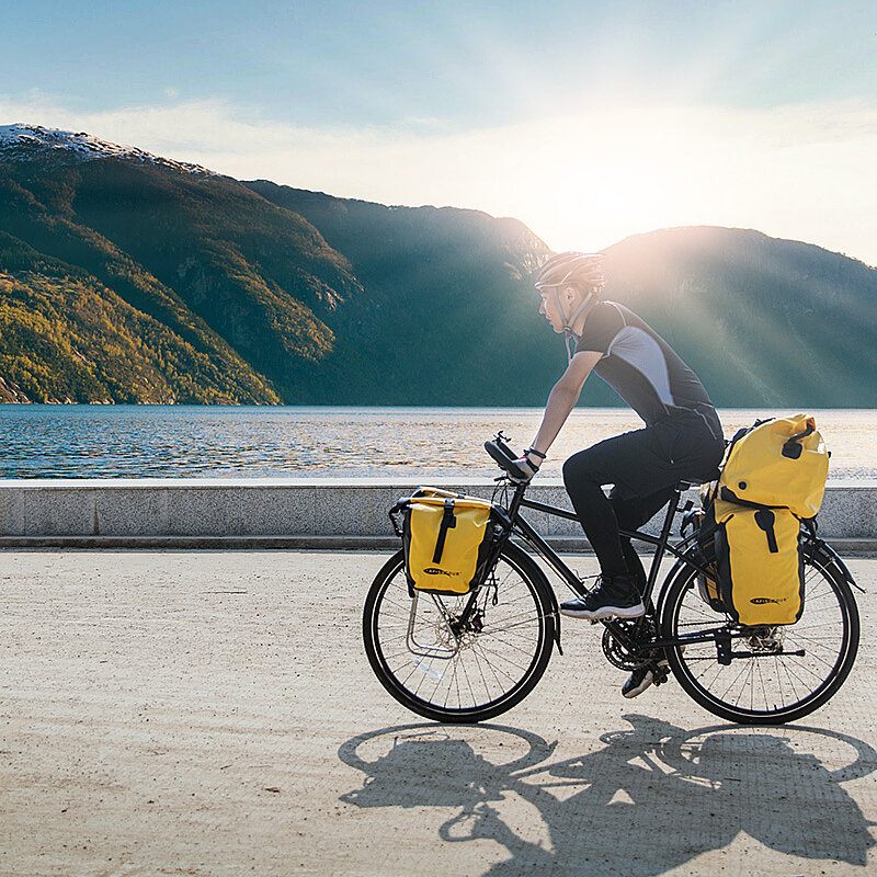 Afishtour Sklopiva 15-25l Torba Za Stražnje Sjedalo Bicikla Vodootporna Biciklistička Bočna Za Za Mtb Prtljagu Za Stražnji Okvir