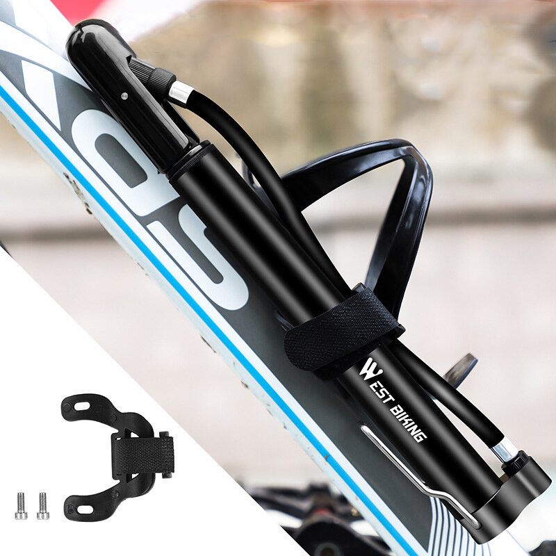 West Biking Nožna Pumpa Za Bicikle Aluminijska Legura 120psi Napuhavanje Zraka Za Biciklističke Gume Prijenosna Mtb Dodaci Za Brdske Av/fv