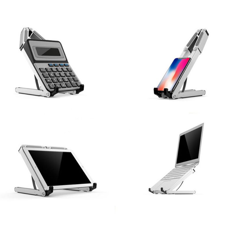 Nuoxi 3 U 1 Stalak Za Prijenosno Računalo Za Tablet Za Telefon 4 Podesiva Kuta Materijal Aluminijske Legure