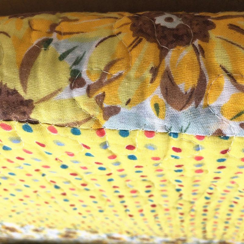 100% Pamuk Tufnasti Suncokret Patchwork Prekrivači Kompleti Popluna Queensunflowers
