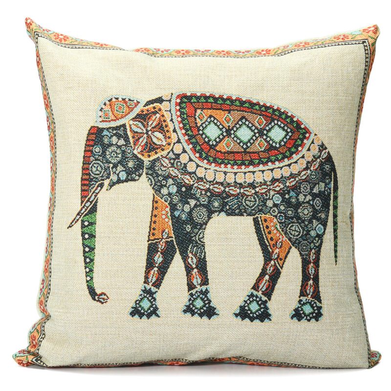 42x42cm National Elephant Jastučnica Otporna Na Habanje Na Vlagu Prozračna I Antifungalna