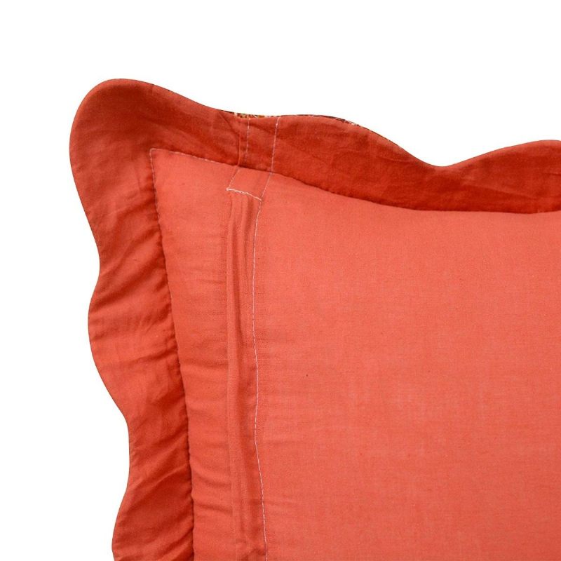 Boemski Stil Prošivenih Jastuka Shams Set Od 2 Egzotične Prugaste Jastučnice Od 100% Pamuka Standardne Veličine