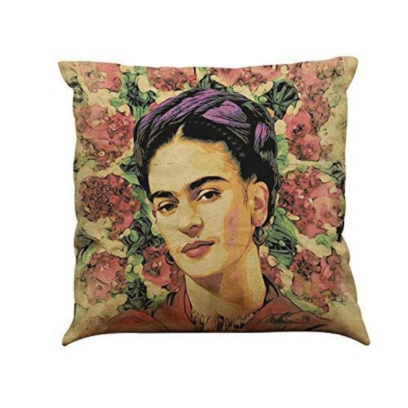 Jastuk Autoportret Baterija Jastučnica Štitnici Pamuk Lan Četvrtaste Jastučnice Kućni Dekor Kauč Ukrasni 18"x18" Paket 2