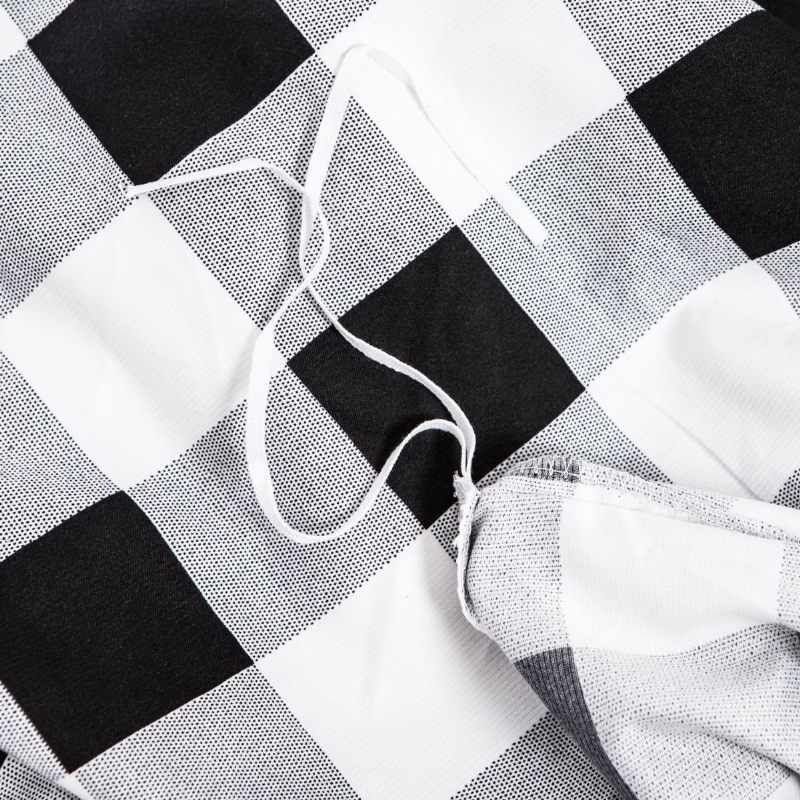 Karirana Posteljina Gingham Navlaka Za Poplun 3 Komada (1 Za + 2 Navlake Za Jastuk)