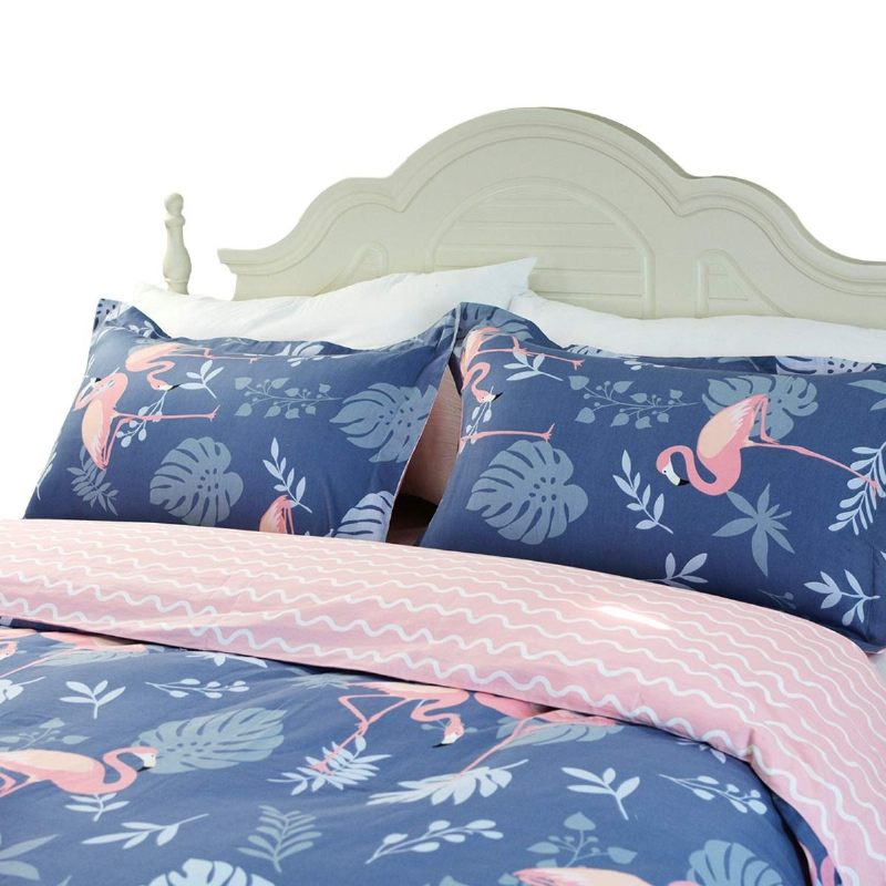Komplet Navlaka Za Poplun Flamingo Od 3 Komada 100% Pamuk Moderna Posteljina