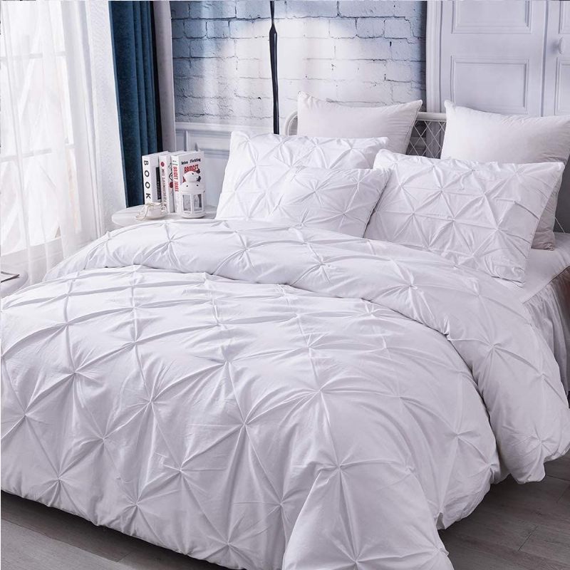 Komplet Navlaka Za Poplun Od 3 Kom 100% Pamuk 600 Niti Set Za Pinch Pleat Craft Set 1 Za Poplun（s Patentnim Zatvaračem) I 2 Jastučnice