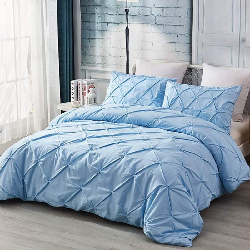 Komplet Navlaka Za Poplun Od 3 Kom 100% Pamuk 600 Niti Set Za Pinch Pleat Craft Set 1 Za Poplun（s Patentnim Zatvaračem) I 2 Jastučnice