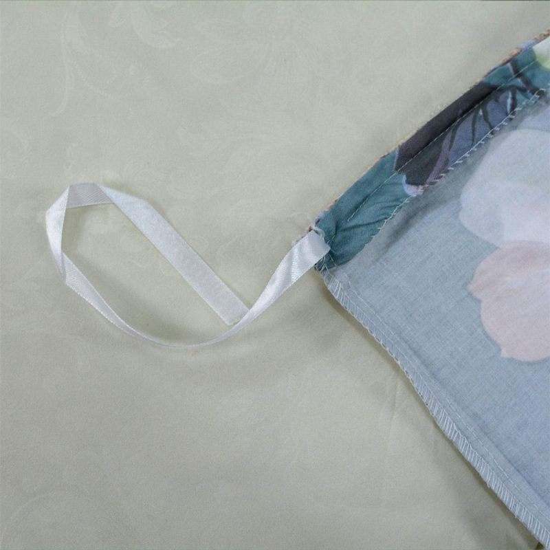 Luksuzna Posteljina Peony Floral Reverzibilna 3 Kom. Paisley 100% Pamuk Teal Tirkizno Narančasta Navlaka Za Poplun Siva Mornarskoplava Hipoalergena