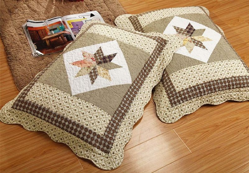 Luksuzni Patchwork Prošiveni Set Pamučnih Popluna Veličine Queen
