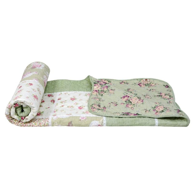 Twin Size Patchwork Popluni Deke Lagane Prošivene Jorgane Prekrivači Za Dnevni Krevet 100% Pamuk