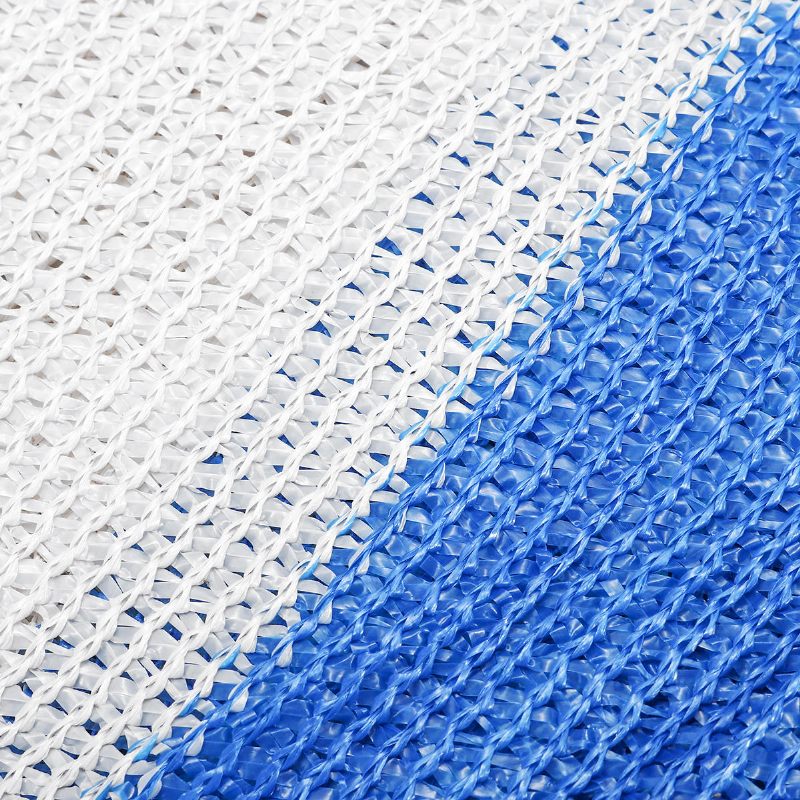 100gsm Hdpe Pravokutna Sjenila Za Sunce Jedro Anti-uv Vanjska Vrtna Mreža Za Suncobran S 5 M Užeta
