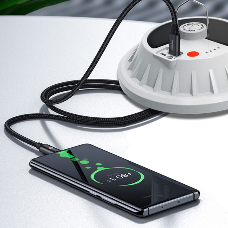 2 U 1 300 W Solarna Led Svjetiljka Za Kampiranje Daljinski Upravljač Svjetlo Za Šator Viseće Noćno Za Ribolov Radna Za Hitne Slučajeve Power Bank