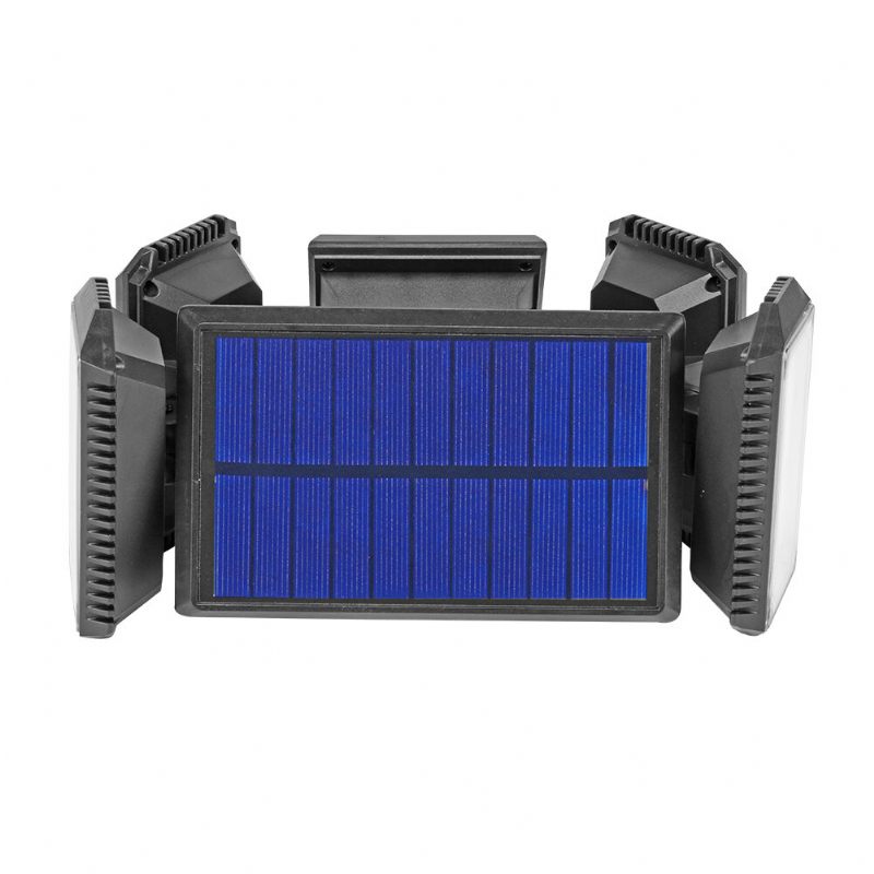 300 Led Solarnih Svjetiljki Za Vanjske Prostore 270 Širokokutnih Sa Senzorom Kretanja Protiv Poplavnih Zidova 3 Podesive Glave Za Vrtnu Verandu U Dvorištu