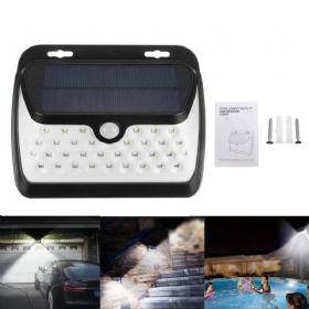 42 Led Vanjska Vodootporna Svjetiljka Solarni Senzor Štedna Vrtna Led Za Prilaz U Hodniku