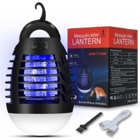 Ambother 5w Električna Lampa Za Ubijanje Komaraca 3 Vrste Svjetala Usb Punjiva Ip67 Vodootporna Vanjska Ubojica U Zatvorenom Prostoru