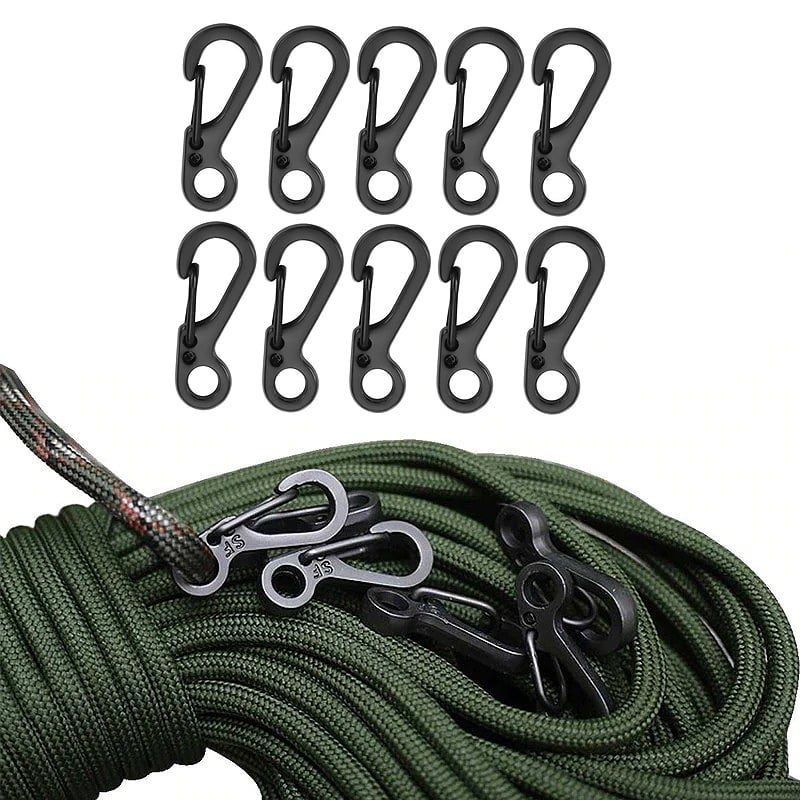 Mini Karabiner Kampiranje Preživljavanje Penjanje Sićušne Karabinere 10 Kom