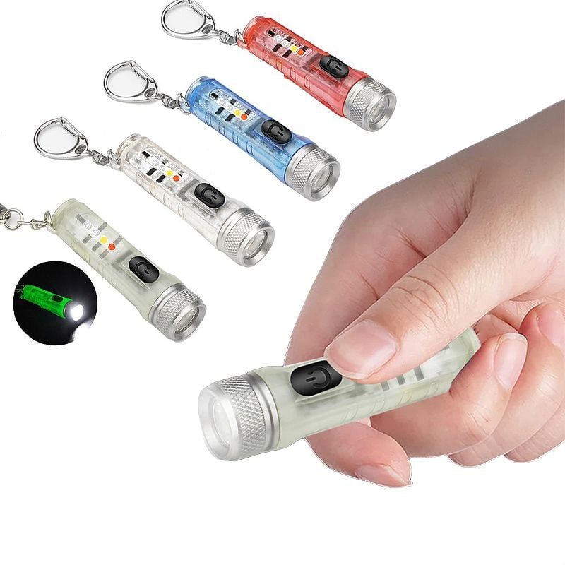 Mini Svjetiljka Led Džepni Privjesak Baklja Usb Punjiva Za Vani