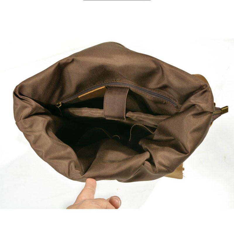 Muškarci Žene Putni Vintage Platneni Ruksak Vodootporan Za Vanjske Prilike Velikog Kapaciteta Unisex Za Kampiranje
