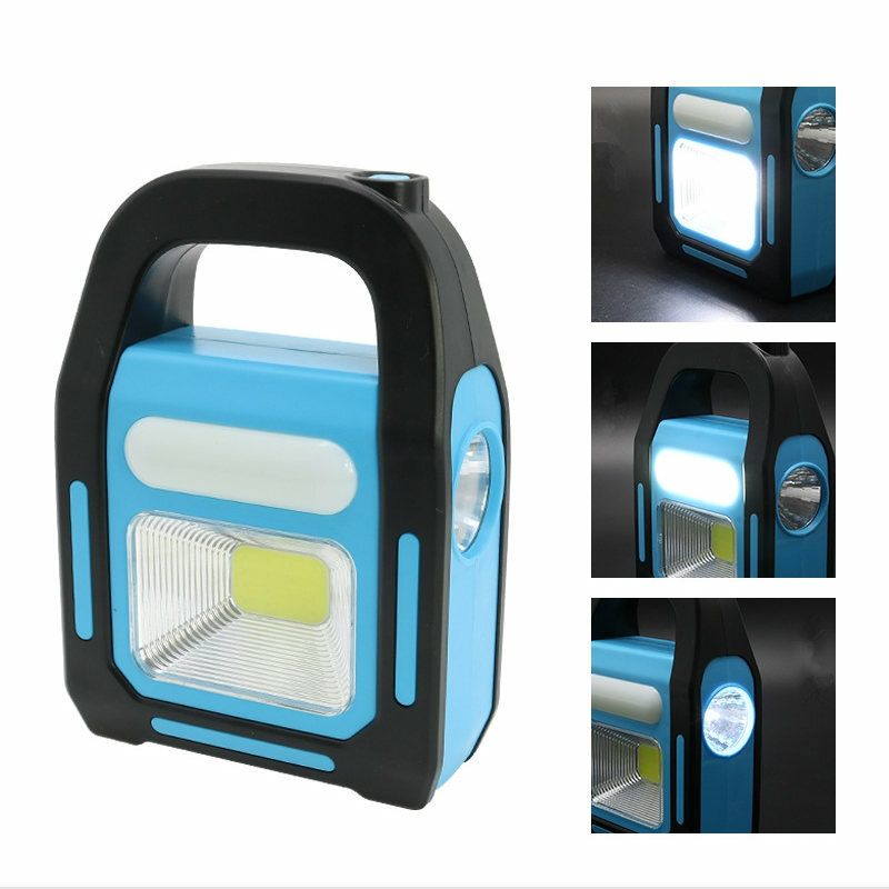 Prijenosna Solarna Svjetiljka Cob Led Radna Reflektor Za Hitne Slučajeve Usb Punjiva Za Planinarenje Na Otvorenom Kampiranje