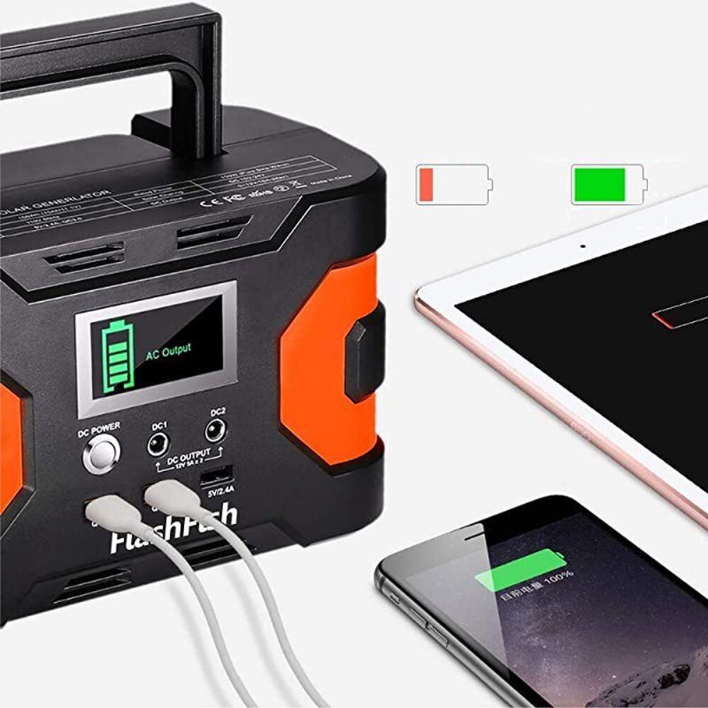 Us Direct Flashfish Ea150 200 W Vršne Snage 166 Wh 45000 Mah Prijenosna Elektrana + Tsp 18 V 60 W Sklopivi Prijenosni Rezervni Solarni Panel Energijski Komplet