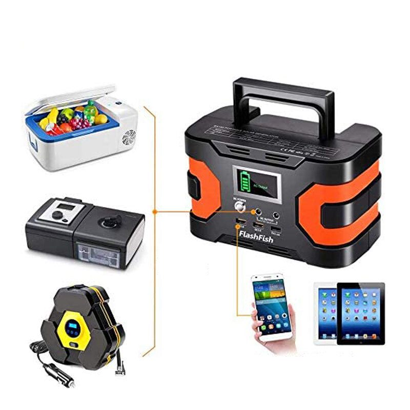 Us Direct Flashfish Ea150 200 W Vršne Snage 166 Wh 45000 Mah Prijenosna Elektrana + Tsp 18 V 60 W Sklopivi Prijenosni Rezervni Solarni Panel Energijski Komplet