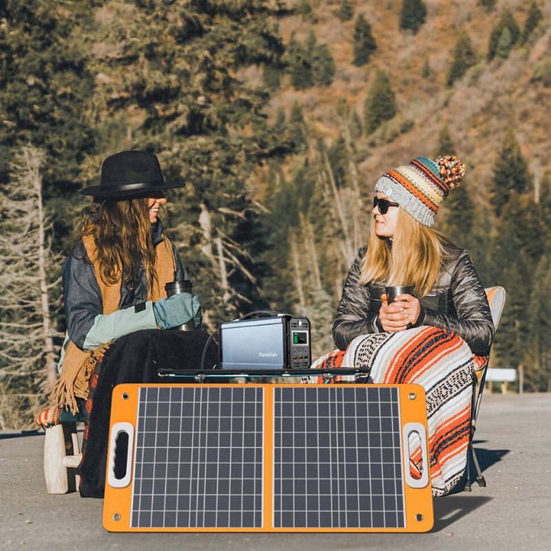 Us Direct Flashfish Ea150 200 W Vršne Snage 166 Wh 45000 Mah Prijenosna Elektrana + Tsp 18 V 60 W Sklopivi Prijenosni Rezervni Solarni Panel Energijski Komplet
