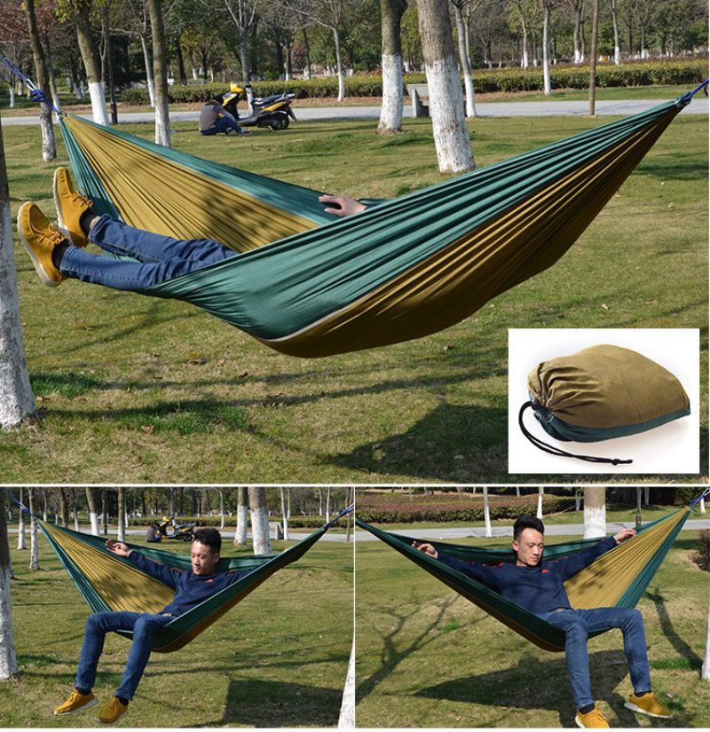 Vanjska Viseća Mreža Za Kampiranje Padobran Lagana Najlonska Prijenosna Za 1-2 Osobe 260 X 140 cm