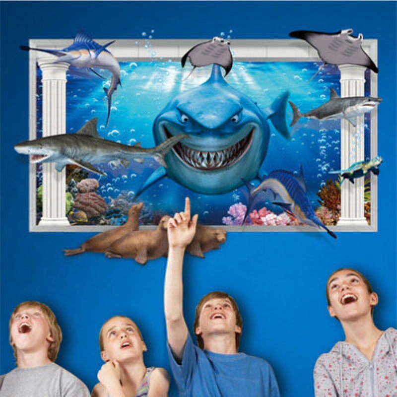 Miico 3d Kreativne Pvc Zidne Naljepnice Home Decor Mural Art Uklonjiva Podmornica Dekor Naljepnica