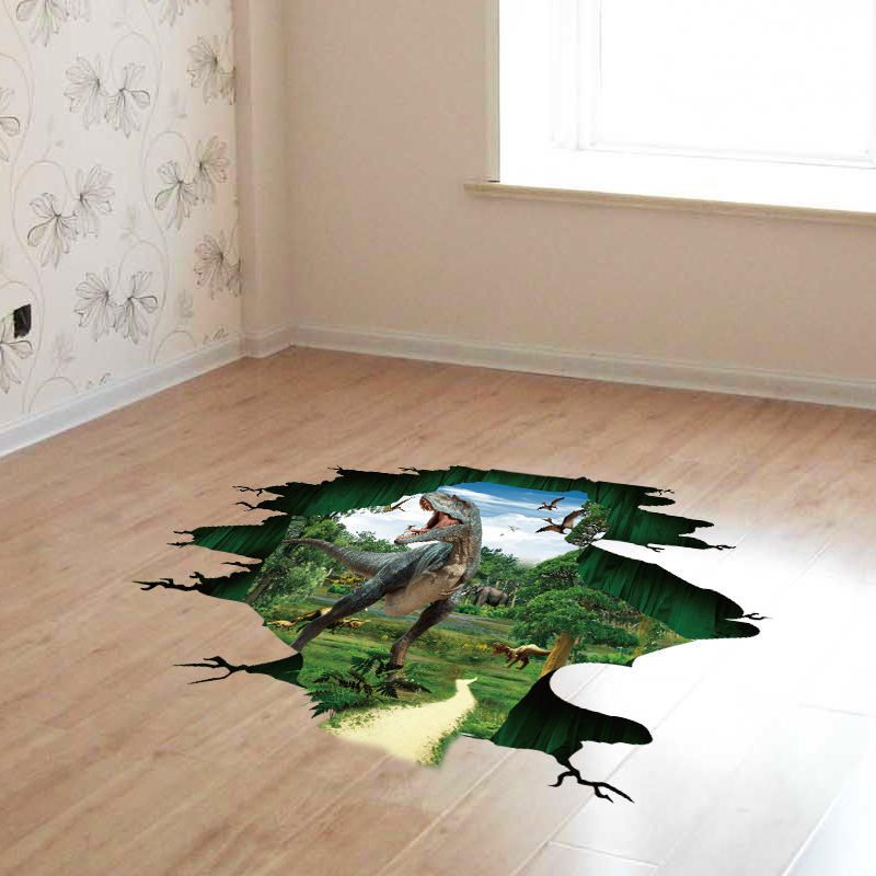 Miico Creative 3d Dinosaur Vodootporna Uklonjiva Ukrasna Naljepnica Za Zidna Vrata