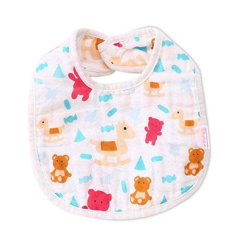 Baby Bibs Slatki Uzorci Meka Visoko Upijajuća Tkanina Za Hranjenje