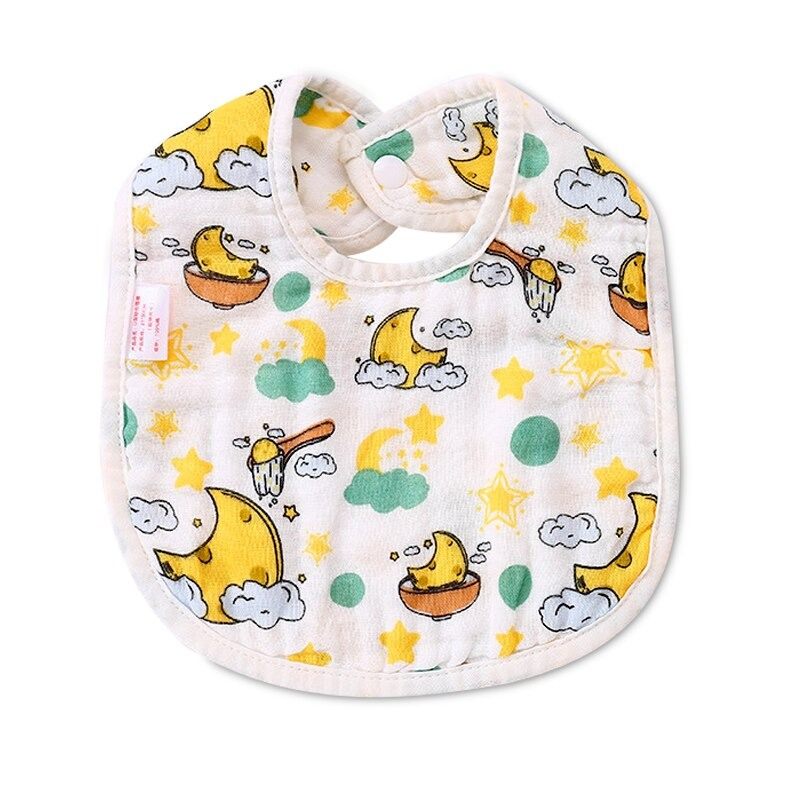 Baby Bibs Slatki Uzorci Meka Visoko Upijajuća Tkanina Za Hranjenje