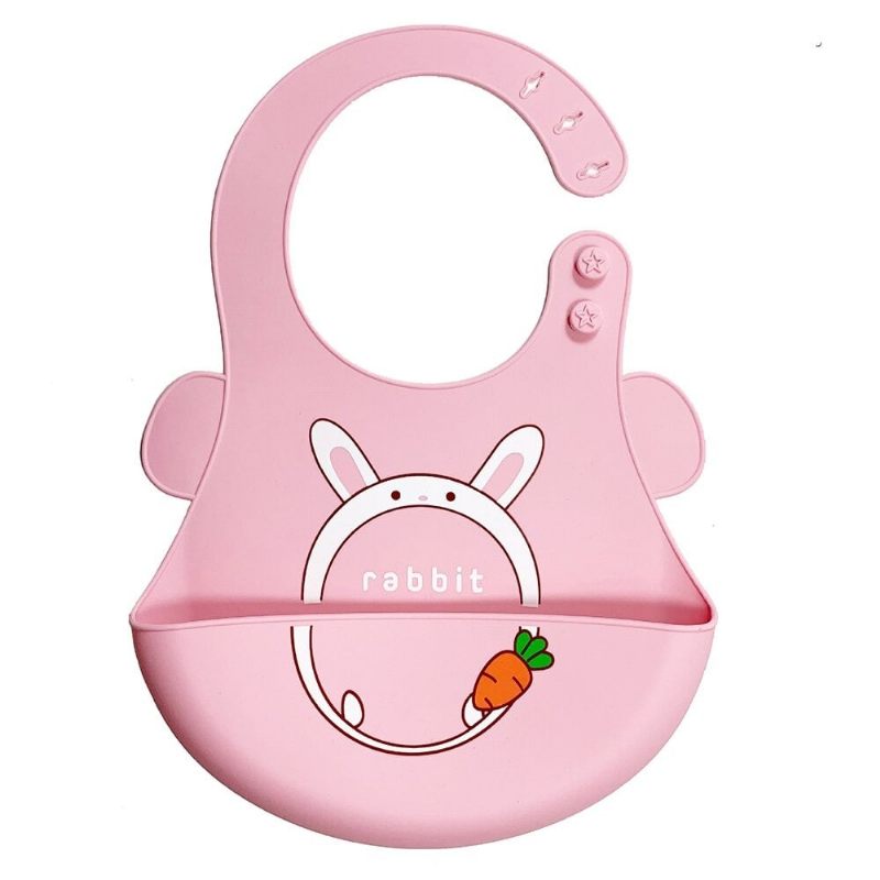 Baby Bids Silikonski Slatki Crtani Vodootporni Dodaci Za Hranjenje Beba