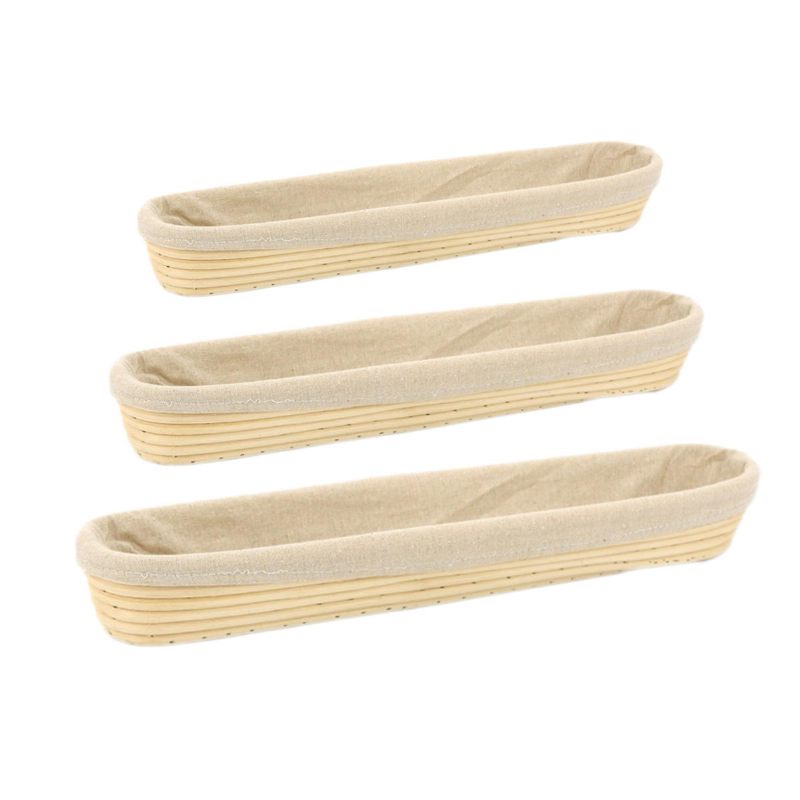 3 Veličine 1-3 Kom. Breadboard Košarice Za Dizanje Rattan Banneton Brotform Tijesta