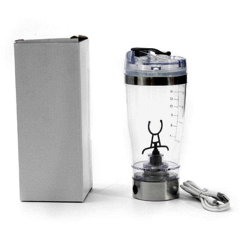 450 Ml Usb Električni Shaker Za Punjenje Blender Odvojiva Čaša Za Miješanje Fitness Šalica Za Šejk Za Proteinski Prah