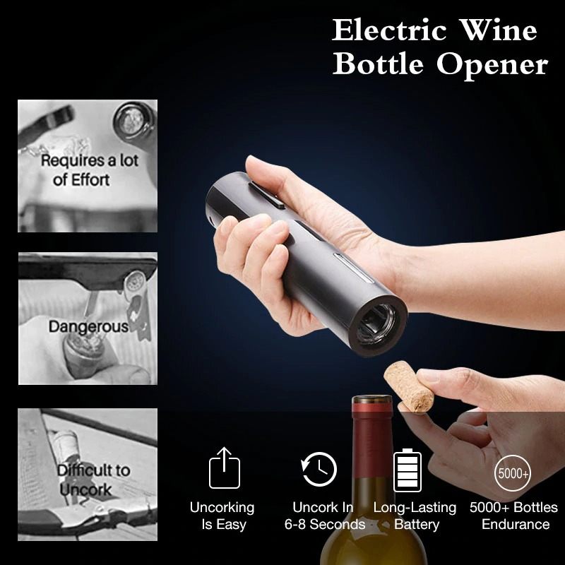Električni Punjivi Otvarač Za Vino Automatski Vadičep Punjenje Usb