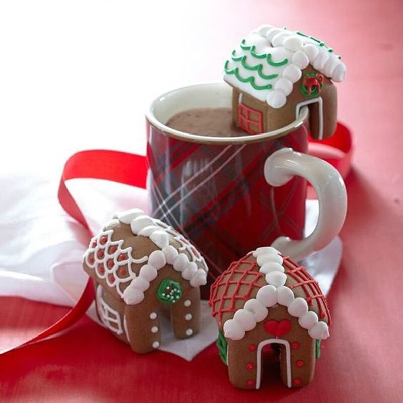 Set Kalupa Od Nehrđajućeg Čelika Za Božićne Kućice Od Medenjaka Diy