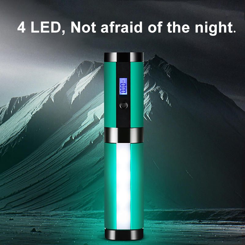 120w 35l/min Bežična Zračna Pumpa Za Gume Led Usb Kompresor Digitalna Za Napuhavanje Za Motocikl Bicikl Auto