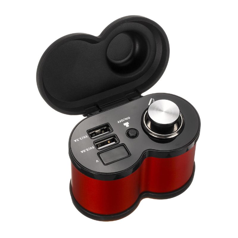 12v-24v 1.5a/3a Digitalni Voltmetar Brzo Punjenje Dual Usb Adapter Za Punjač Vodootporna Utičnica Za Mobilni Telefon Za Motocikl Skuter Električni Bicikl