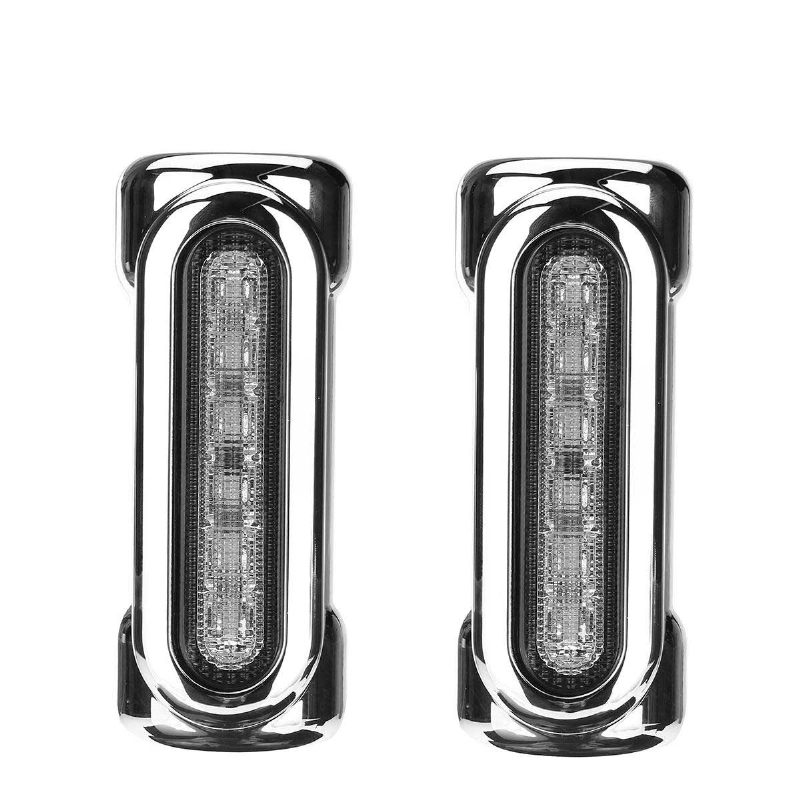 12v 2x Motociklistički Led Bijeli Drl Pokazivač Za Vožnju Žuti Pokazivači Smjera Žmigavac Lampa