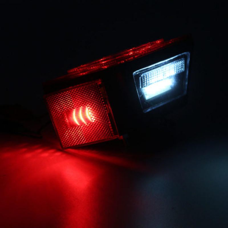 12v Led Prikolica Za Kamione Kvadratna Stražnja Svjetiljka Kočnice Svjetla Stražnje Ploče Montaža Crveno Narančasto Bijelo
