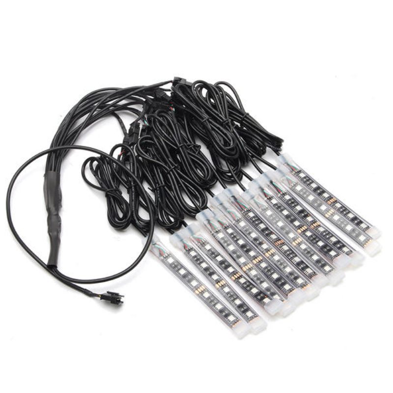 12x Led Daljinski Bežični Komplet Neonskih Svjetlećih Traka Za Automobil Kamion Čamac Motorni Bicikl