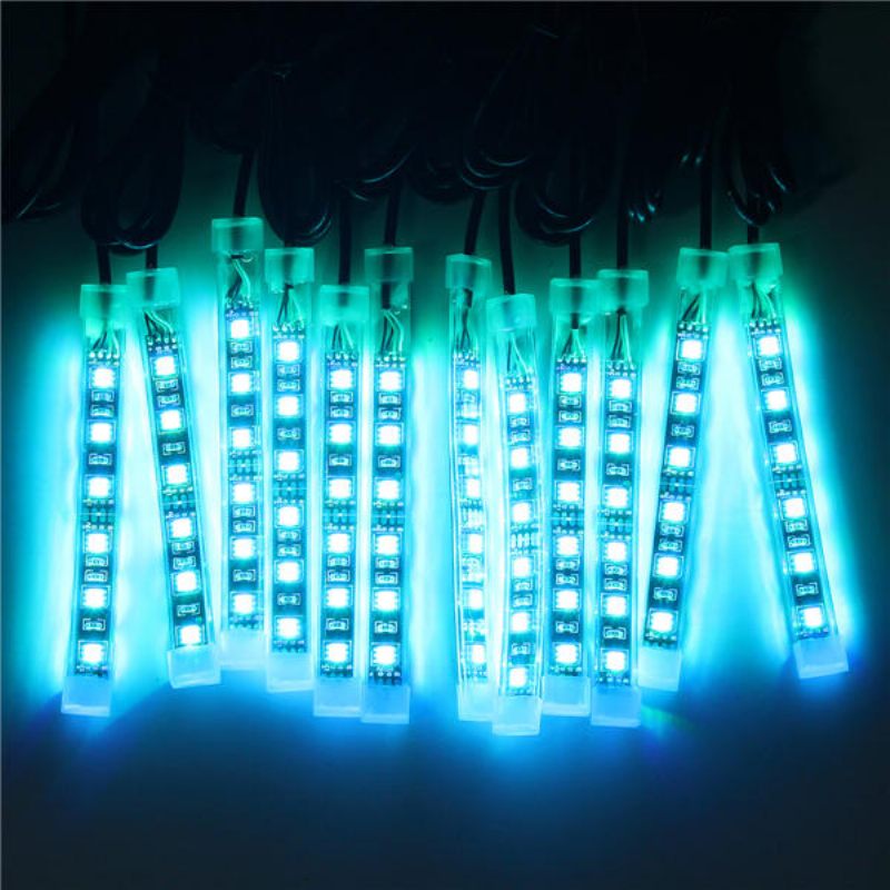 12x Led Daljinski Bežični Komplet Neonskih Svjetlećih Traka Za Automobil Kamion Čamac Motorni Bicikl