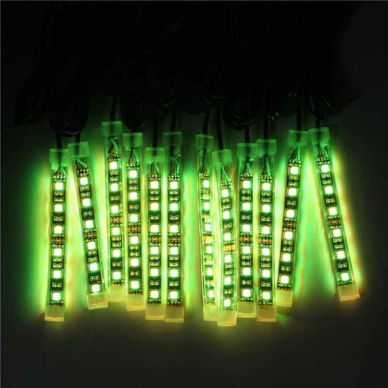 12x Led Daljinski Bežični Komplet Neonskih Svjetlećih Traka Za Automobil Kamion Čamac Motorni Bicikl