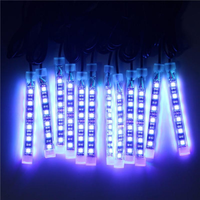 12x Led Daljinski Bežični Komplet Neonskih Svjetlećih Traka Za Automobil Kamion Čamac Motorni Bicikl