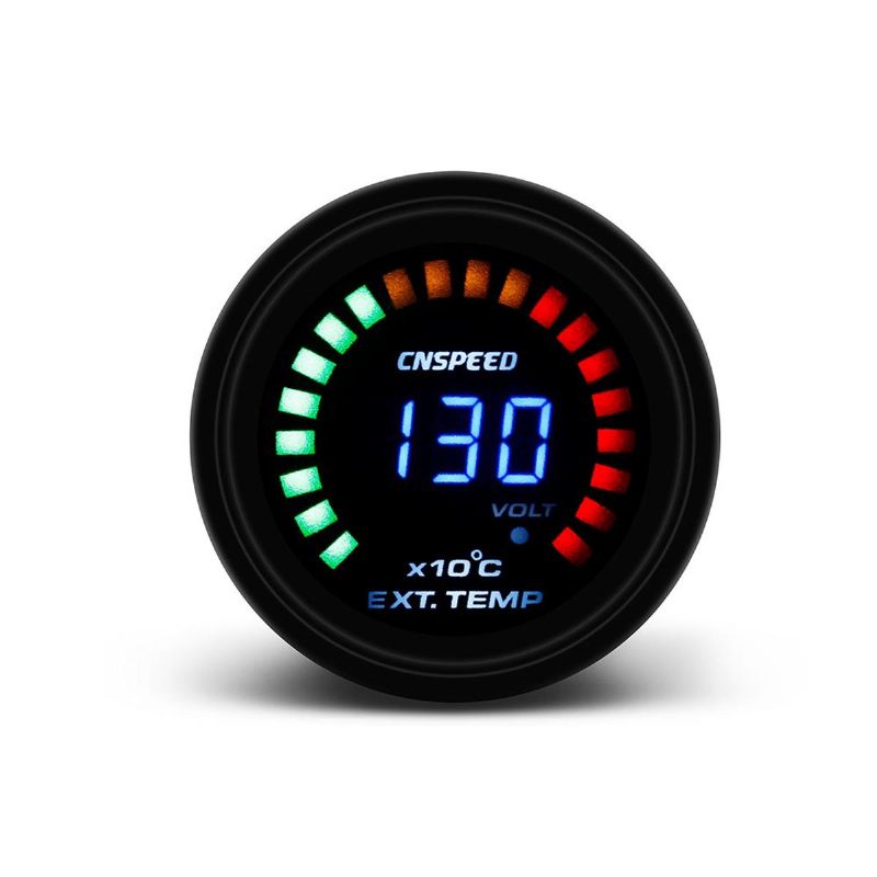 2 Inčni 52 mm Digitalni Turbo Boost/voda/temperatura Ulja/tlak/tahometar/egt Monitor Racing Gauge