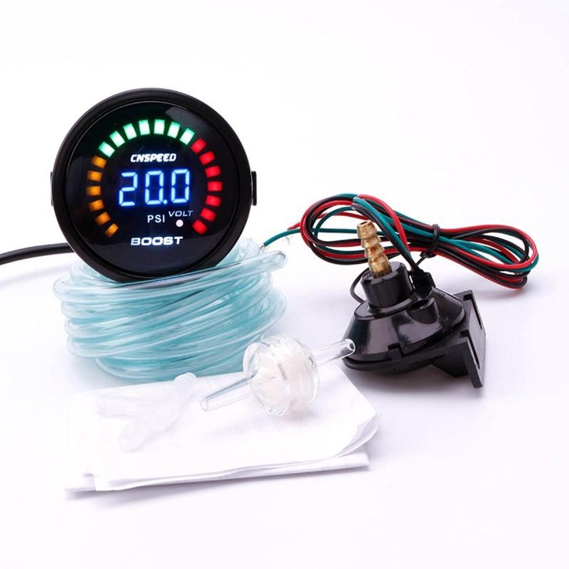 2 Inčni 52 mm Digitalni Turbo Boost/voda/temperatura Ulja/tlak/tahometar/egt Monitor Racing Gauge