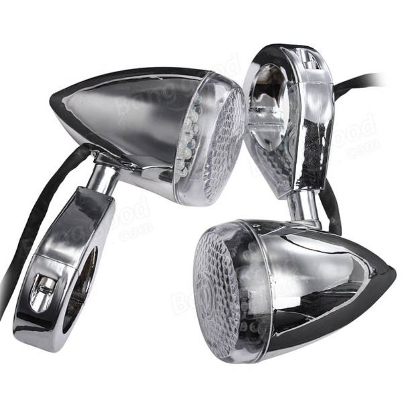 4pcs 39mm Stražnji Motocikl Bullet Led Žaruljica Za Harley Davidson Sportster Dyna Bobber