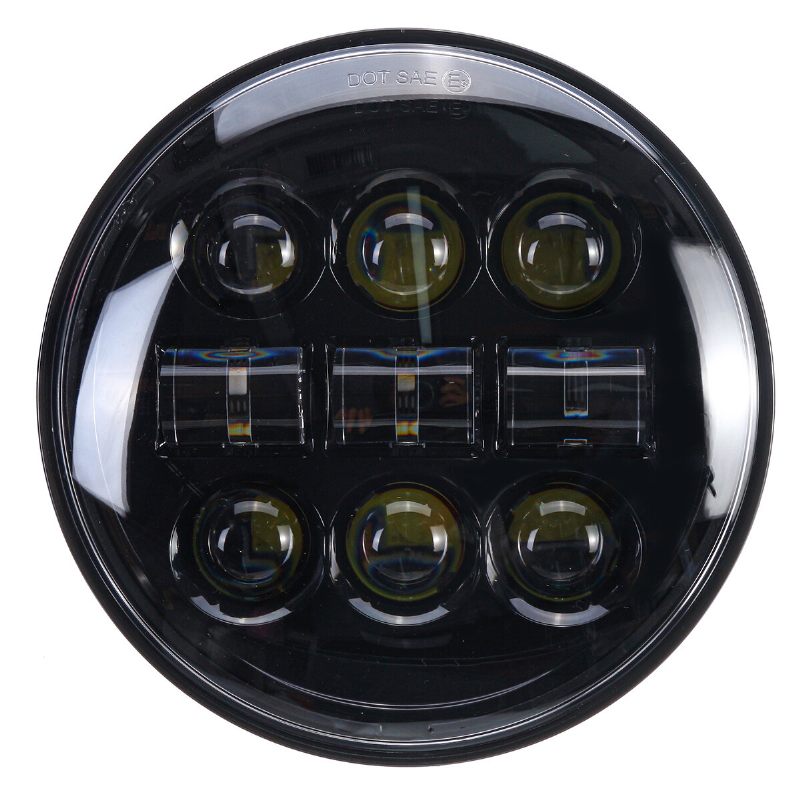 5.75 Inča 45w 12v Motociklistički Led Projektor Za Prednja Svjetla Hi-lo Okrugla Svjetiljka