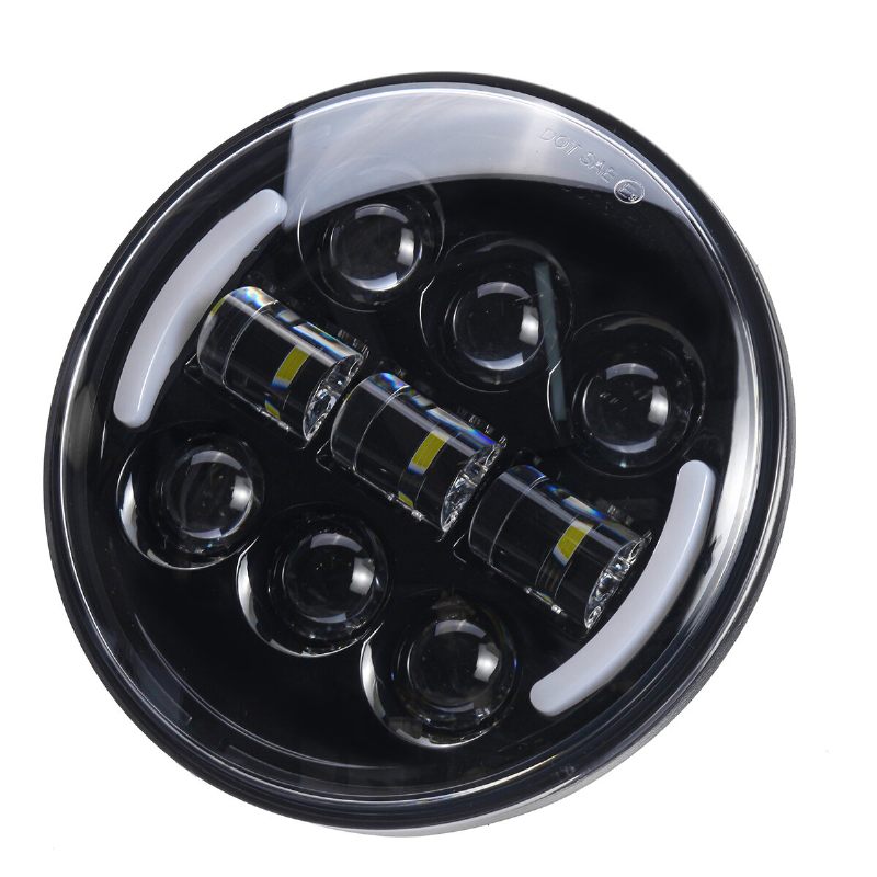 5.75" Motociklistički Led Projektor Za Prednja Svjetla Hi-lo Beam Drl Pokazivač Smjera Halo Prsten