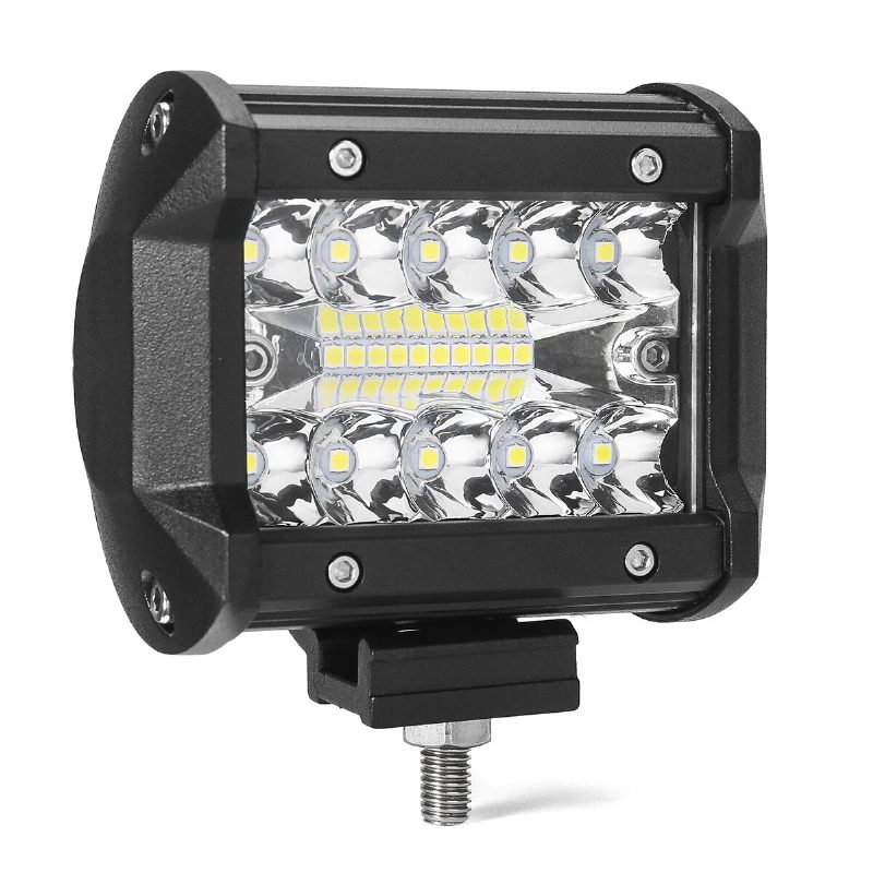 Ambother 2pcs Tri Row 4 Inča 9-32v 20 Led Radna Svjetla Bar Flood Spot Beam Offroad Suv Kamion Za Vožnju Atv Utv Brod Svjetlo Za Maglu Vodootporno